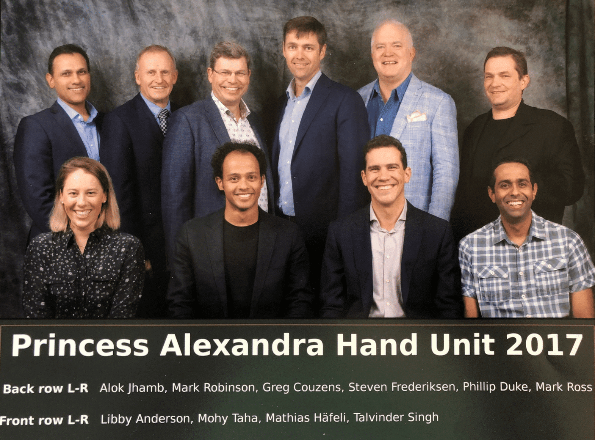 Princess Alexandra Hand Unit 2017